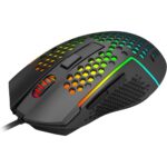 Redragon M987-K Reaping Gaming Mouse, Lightweight 55g Honeycomb RGB Backlit Wired 6 Buttons Programmable with 12400 DPI, Black - Image 3