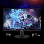 Redragon Mirror GM27X5IPS 27-inch FHD (1920x1080) Gaming Monitor, 180Hz Refresh Rate, 1ms MPRT, IPS Panel with AMD FreeSync, Blur-Free Gaming with Vibrant Colors and Wide Viewing Angles - Black & Red - Image 2