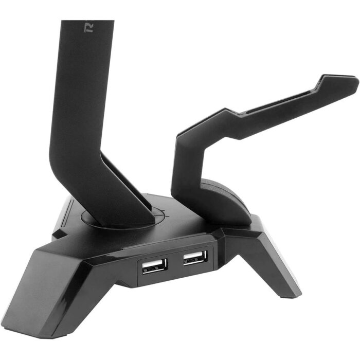 Redragon Scepter Elite HA311 RGB Headphones Stand with 4 USB 2.0 HUB Ports & Mouse Bungee - Image 5