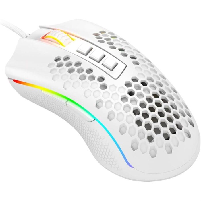 Redragon Storm Elite M988 RGB Gaming Mouse - White - Image 2
