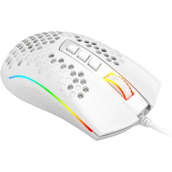 Redragon Storm Elite M988 RGB Gaming Mouse - White - Image 4
