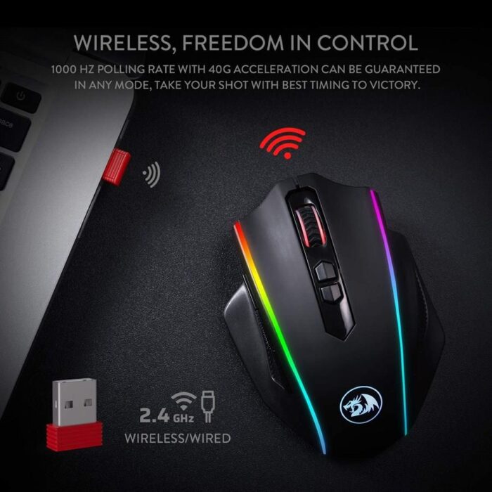 Redragon Vampire Elite M686 RGB Wireless Gaming Mouse - Image 2