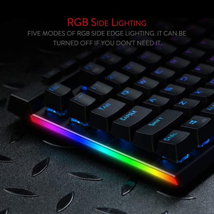 Redragon K580 VATA RGB Mechanical Gaming Keyboard - Black (Blue Switches) - Image 4