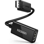 Ugreen DisplayPort to HDMI Adapter 4K@60Hz DP to HDMI Male to Female Converter Video Display Cord Compatible with AMD NVIDIA Dell HP PC Laptop HDTV Monitor Projector Computer