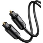 Ugreen Optical Audio Cable Fiber Audio Digital Toslink Cable for Home Theater, Sound Bar, TV, PS4, Xbox, Blu-Ray Players and More (2M)
