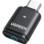 Ugreen USB-C Bluetooth Adapter for PS5, Bluetooth 5.3 Audio Adapter with APTX Low Latency & aptX-Adaptive, Wireless Audio Transmitter to Connect Wireless Headphones & Earbuds
