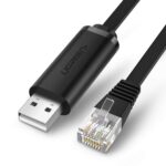 UGREEN 50773 USB Console Cable (1.5 Meter) USB 2.0 to RJ45 with RS232 FTDI Chip Console Cable
