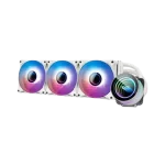 DarkFlash DX-360W ARGB Liquid CPU Cooler White - Image 2