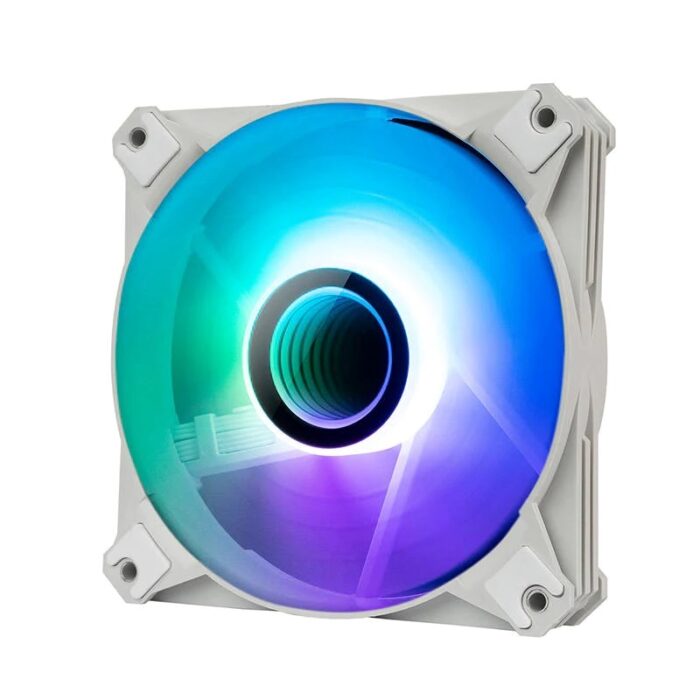 Aigo DarkFlash Twister DX240 V2 ARGB AIO Liquid CPU Cooler - White - Image 4