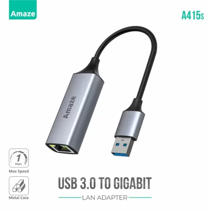 AMAZE USB 3.0 To Gigabit Ethernet Adapter | A415s