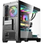 DarkFlash C218M 4 Fans Mid-Tower PC Case Black - Image 3
