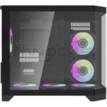 DarkFlash FT418 Small Gaming Case – Black - Image 2