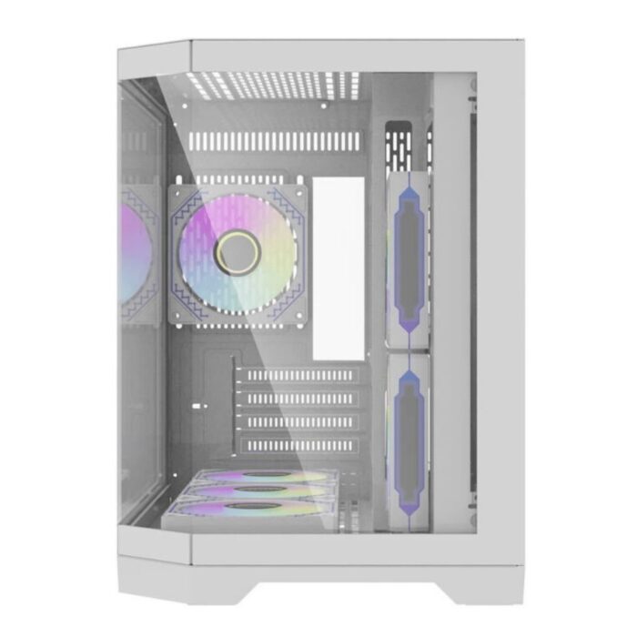 DarkFlash FT418 Small Gaming Case – White - Image 2