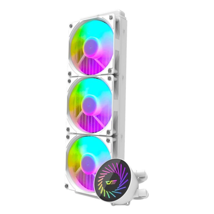 Darkflash DCS 360 360MM Liquid Cooler ARGB White - Image 4