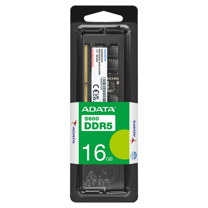 Adata 16GB (1x16GB) 5600MHz C46 DDR5 U-DIMM Desktop Memory - Image 2