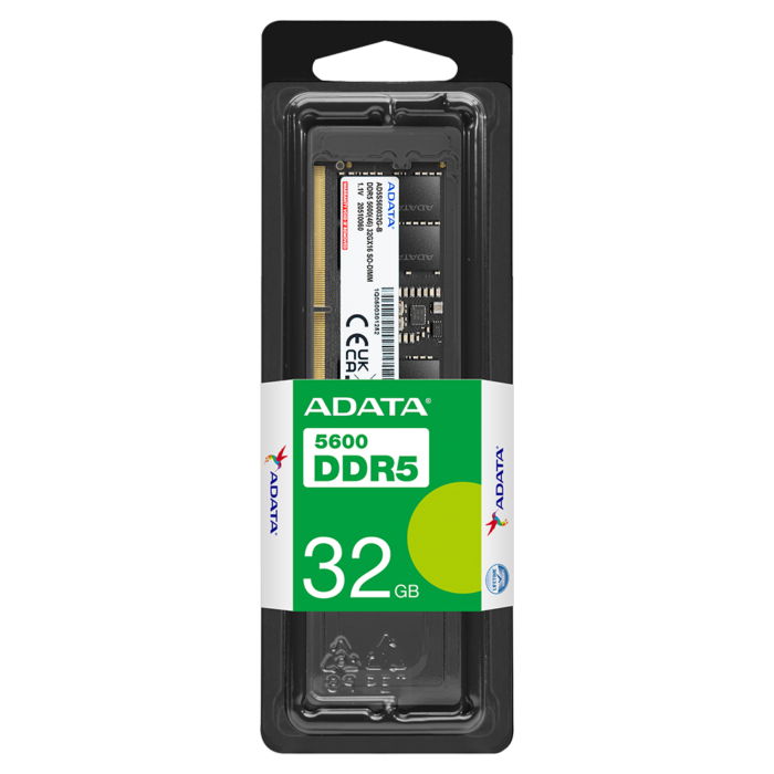 Adata 32GB (1x32GB) 5600MHz C46 DDR5 U-DIMM Desktop Memory - Image 2