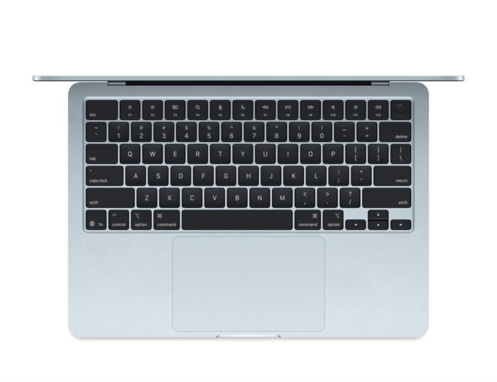 Apple MacBook Air MC6T4 M4 10-Core Chip 16GB 256GB SSD 13.6 Liquid Retina Display 8-Core GPU - Sky Blue - Image 2
