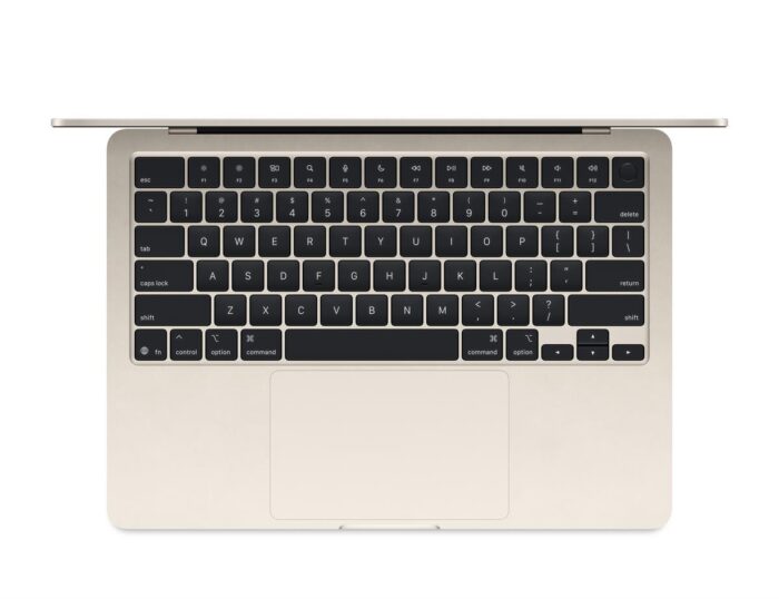Apple MacBook Air MW0Y3 M4 10-Core Chip 16GB 256GB SSD 13.6 Liquid Retina Display 8-Core GPU - Starlight - Image 2