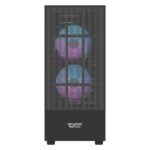 DarkFlash A290 ARGB Mid-Tower ATX Gaming Case - Black - Image 3