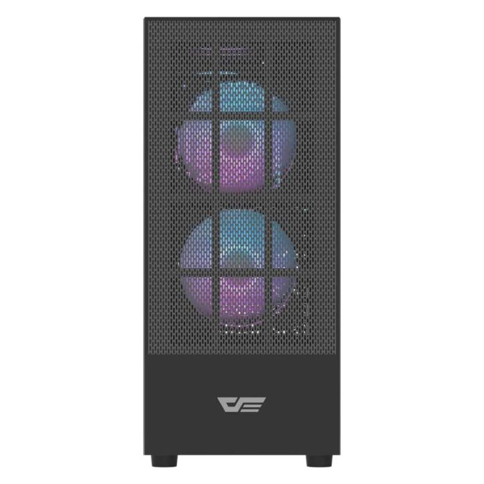 DarkFlash A290 ARGB Mid-Tower ATX Gaming Case - Black - Image 3