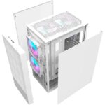DarkFlash A290 ARGB Mid-Tower ATX Gaming Case - White - Image 3