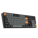 DarkFlash GD110 Wireless Mechanical Gaming Keyboard, Tri-Mode, Hot-Swappable, Anti-Ghosting, USB Type-C, Red Switches – Black