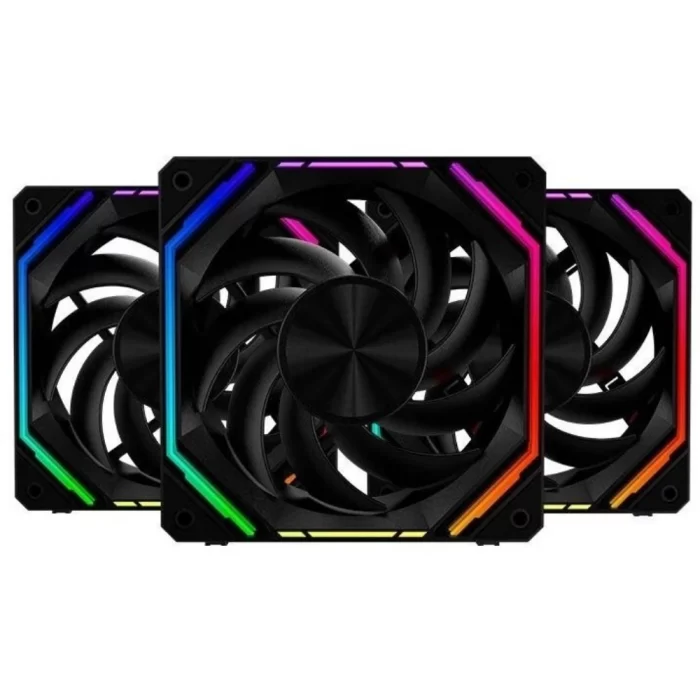 DarkFlash INF32 3 in 1 Computer Case Fan Black - Image 2