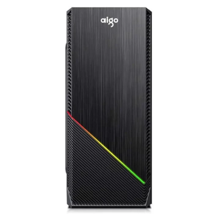 DarkFlash Rainbow-1 Black RGB ATX Gaming PC Case - Image 2