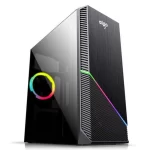 DarkFlash Rainbow-1 Black RGB ATX Gaming PC Case