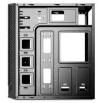 DarkFlash Rainbow-1 Black RGB ATX Gaming PC Case - Image 4