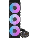 DarkFlash Wave DH360D ARGB Display AIO 360mm Liquid CPU Cooler – Black - Image 4