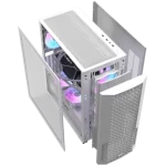 DarkFlash DF2100 ARGB Mid-Tower ATX Gaming Case – White - Image 3