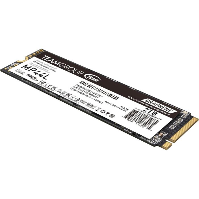 TeamGroup MP44L 2TB SLC Cache NVMe 1.4 PCIe Gen 4x4 M.2 2280 Laptop&Desktop SSD (R/W Speed up to 4,800/4,400MB/s) - Image 2