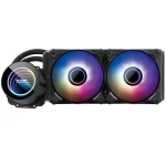 Darkflash Twister DX240 V2 Aio/Argb Liquid CPU Cooler Fan Black