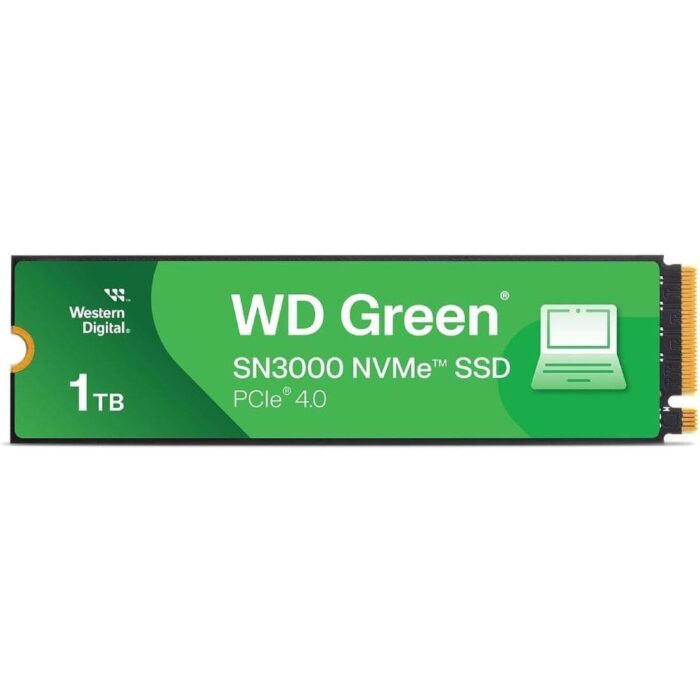 Western Digital WD Green SN3000 1TB NVMe Internal SSD - Solid State Drive, Gen4 PCIe, M.2 2280, Up to 5,000 MB/s - Image 2