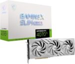 MSI Gaming GeForce RTX 4070 Ti 12GB Gaming X Slim GDRR6X Graphic Card White (Open Box)