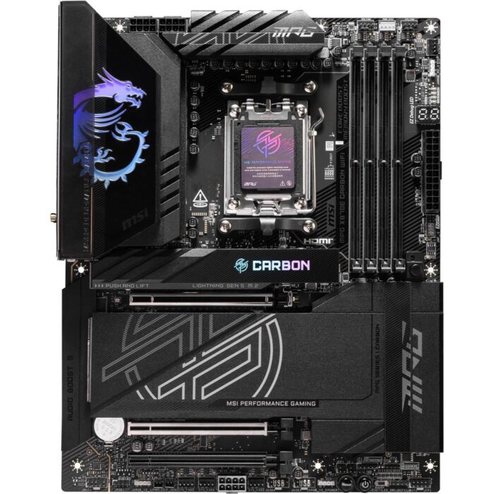 MSI MPG X870E Carbon Wifi DDR5 AMD AM5 ATX Motherboard - Image 2