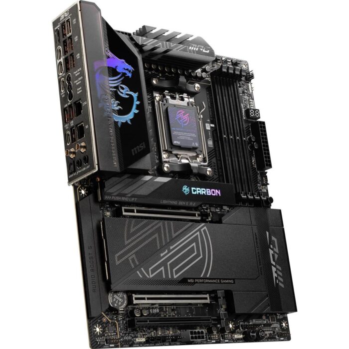 MSI MPG X870E Carbon Wifi DDR5 AMD AM5 ATX Motherboard - Image 4