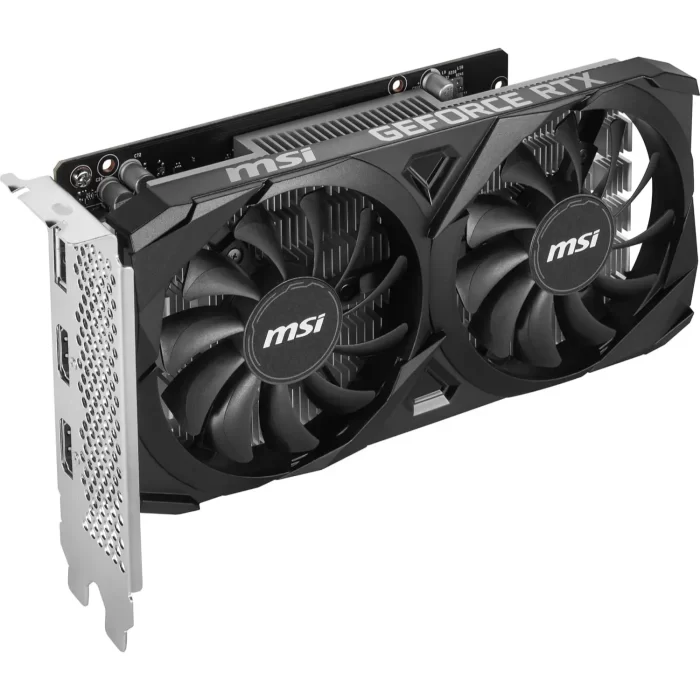 MSI Gaming RTX 3050 Ventus 2X 6G OC Graphics Card (NVIDIA RTX 3050, 96-Bit, Boost Clock: 1492 MHz, 6GB GDDR6 14 Gbps, HDMI/DP, Ampere Architecture) - Image 4