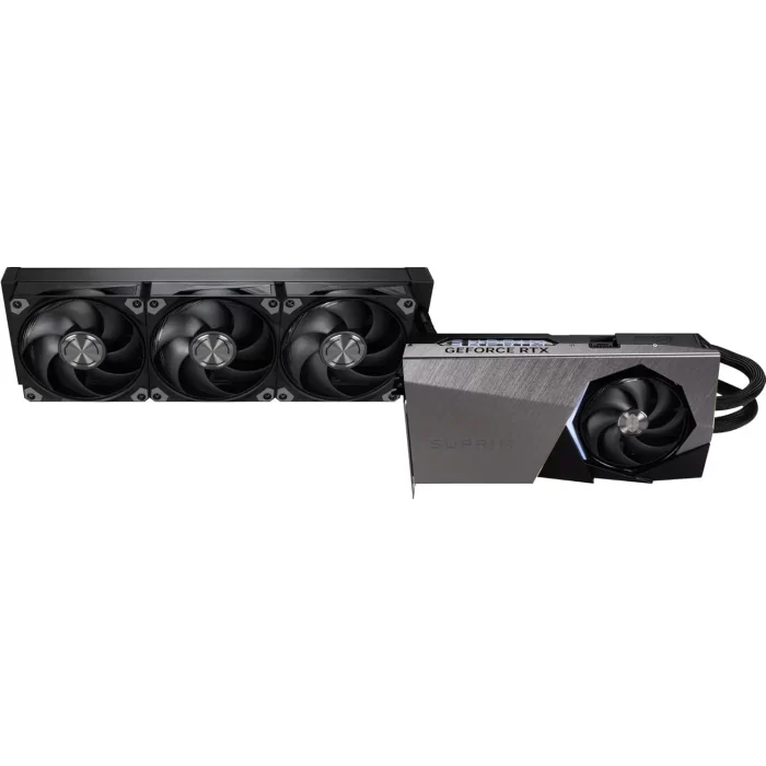 MSI GeForce RTX 5090 32G Suprim Liquid SOC Gaming Graphics Card — 32GB GDDR7 (28Gbps/512-bit), PCIe 5, Boost: 2565MHz, Water Cooling, HDMI 2.1b, DisplayPort 2.1b - Image 4