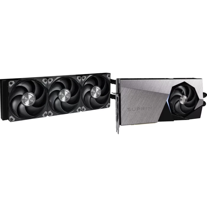 MSI GeForce RTX 5090 32G Suprim Liquid SOC Gaming Graphics Card — 32GB GDDR7 (28Gbps/512-bit), PCIe 5, Boost: 2565MHz, Water Cooling, HDMI 2.1b, DisplayPort 2.1b - Image 3