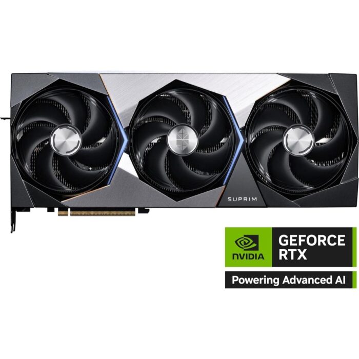 MSI Gaming GeForce RTX 5090 32G Suprim SOC Graphics Card (32GB GDDR7, 512-bit, Extreme Performance: 2580 MHz, DisplayPort x3 2.1a, HDMI 2.1b, NVIDIA Blackwell Architecture) - Image 2