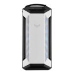 ASUS TUF Gaming GT501 case supports up to EATX with metal front panel, tempered-glass side panel, 120 mm RGB fan, 140 mm PWM fan, radiator space reserved, and USB 3.1 Gen 1 White - Image 2