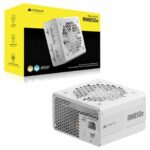 Corsair RM850e Fully Modular Low-Noise ATX Power Supply with 12V-2×6 Cable – ATX 3.1 & PCIe 5.1 Compliant, Cybenetics Gold Efficiency, 105°C-Rated Capacitors, Modern Standby Mode – White