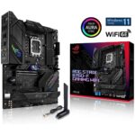 Asus Rog Strix B760-F Gaming WiFi Intel B760 (13th and 12th Gen) LGA 1700 ATX Motherboard, 16 + 1 Power Stages, DDR5 up to 7800 MT/s, PCIe 5.0, 3x M.2 Slots, WiFi 6E, USB 3.2 Gen 2x2 Type-C, Aura Sync RGB