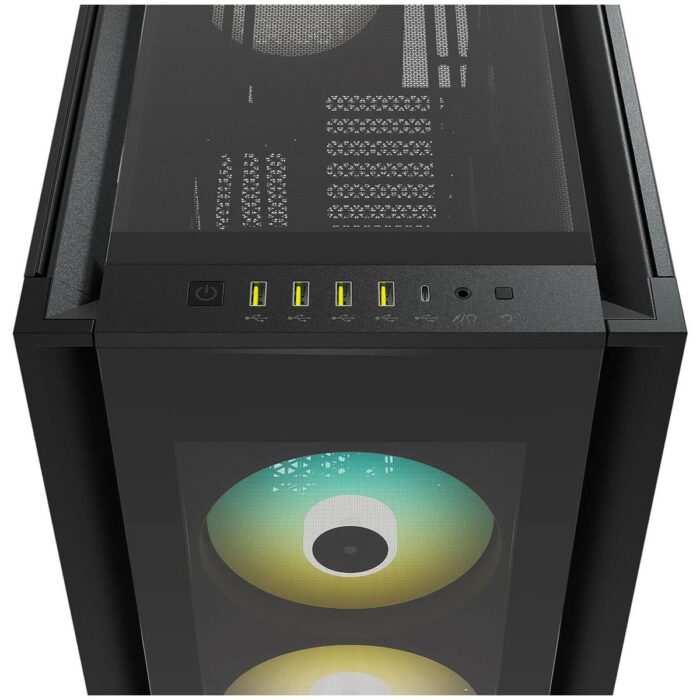 Corsair iCUE 7000X RGB Tempered Glass Full-Tower ATX Case - Black - Image 3