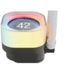 Corsair iCUE Link Titan 360 RX LCD Liquid CPU Cooler: 360mm AIO, Low-Noise, FlowDrive Cooling Engine, Intel LGA 1851/1700, AMD AM5/AM4, 3X RX120 RGB Fans, iCUE Link System Hub Included – White - Image 3