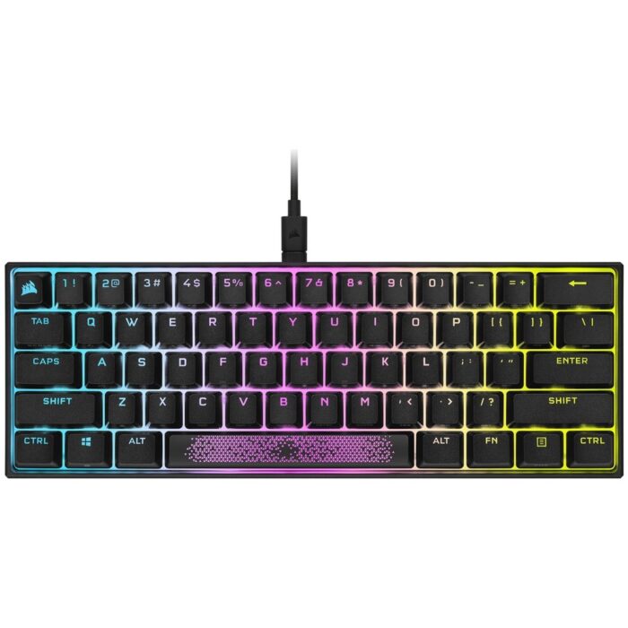 Corsair K65 RGB Mini 60% Mechanical Gaming Keyboard - Cherry MX Speed - Black - Image 2
