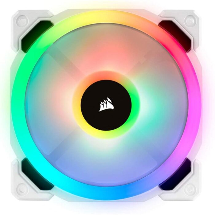 Corsair LL120 RGB 120mm White LED PWM Case Fan - Triple Pack (Used) - Image 2