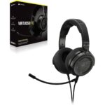 Corsair Virtuoso PRO Wired Open Back Gaming Headset, Detachable Uni-Directional Microphone, 50mm Graphene Drivers, 20Hz-40 kHz Frequency Response - Carbon